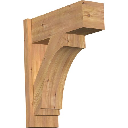 Ekena Millwork Imperial Block Smooth Outlooker, Western Red Cedar, 7 1/2"W x 20"D x 24"H OUT08X20X24IMP05SWR